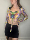 Sherbet (MD) Cinched Long Sleeve Top