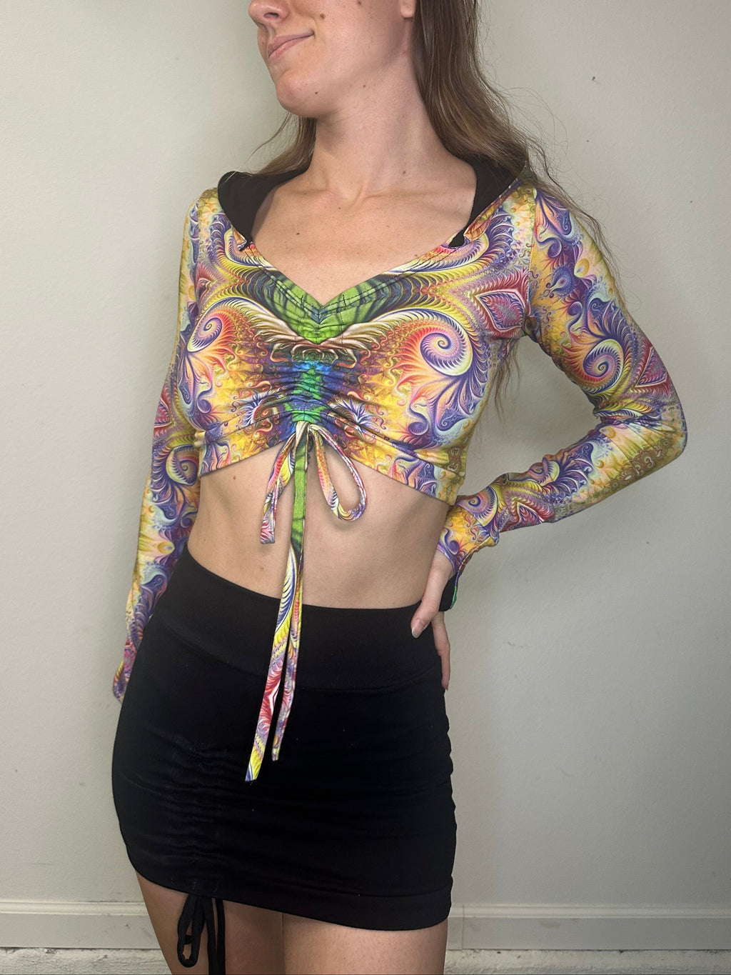 MTO Cinched Long Sleeve Top