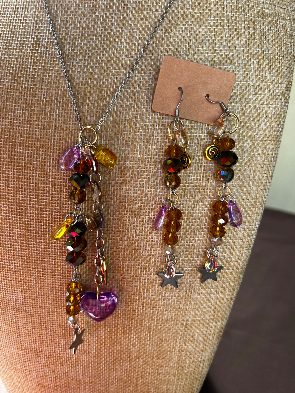 Custom Venus Set - Crystal Third Eye Choker + Drip Chain + Earrings