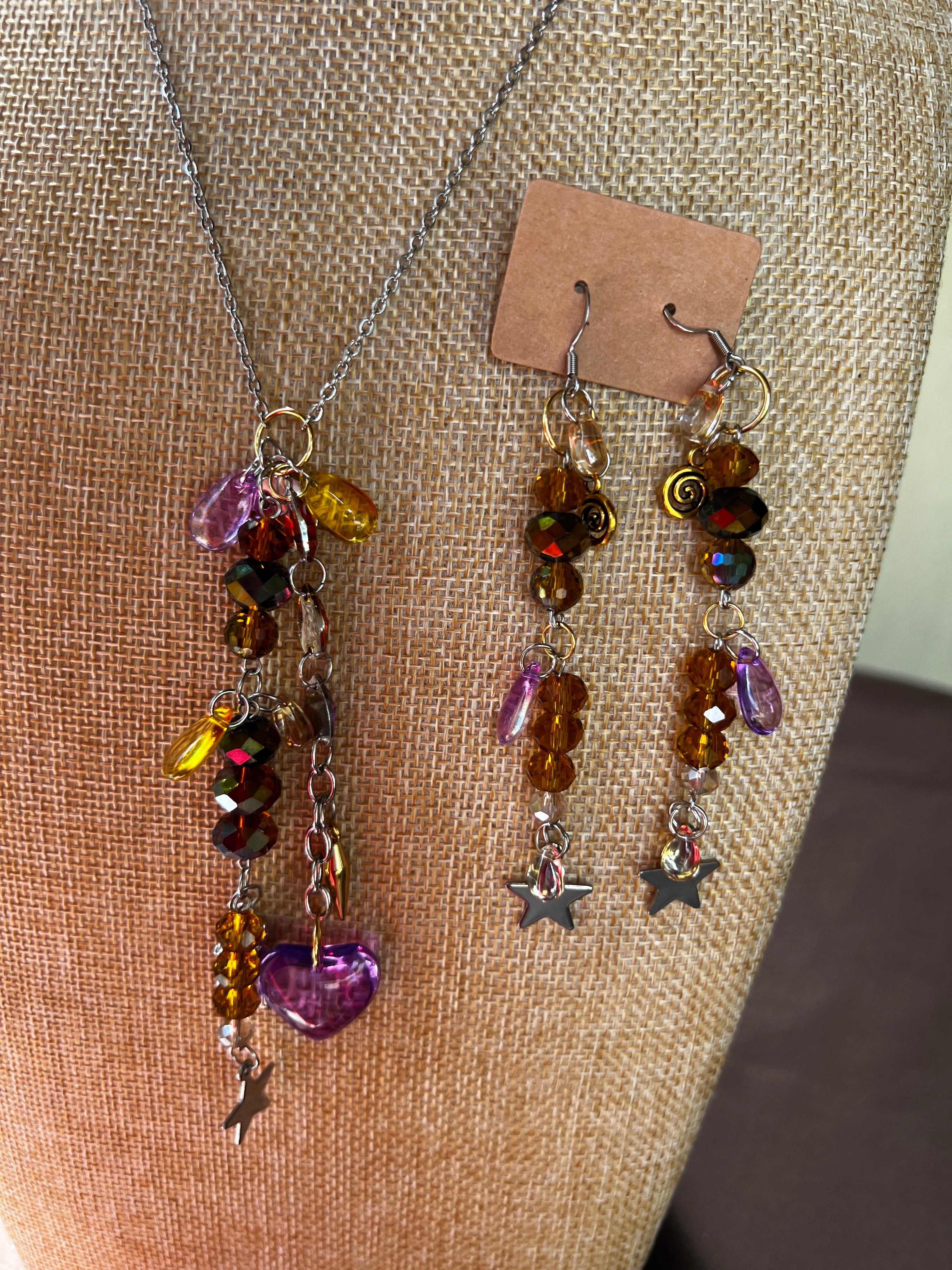 Custom Venus Set - Crystal Third Eye Choker + Drip Chain + Earrings