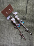 Puff the Magic Dragon - Large Wizard Weapon Earrings