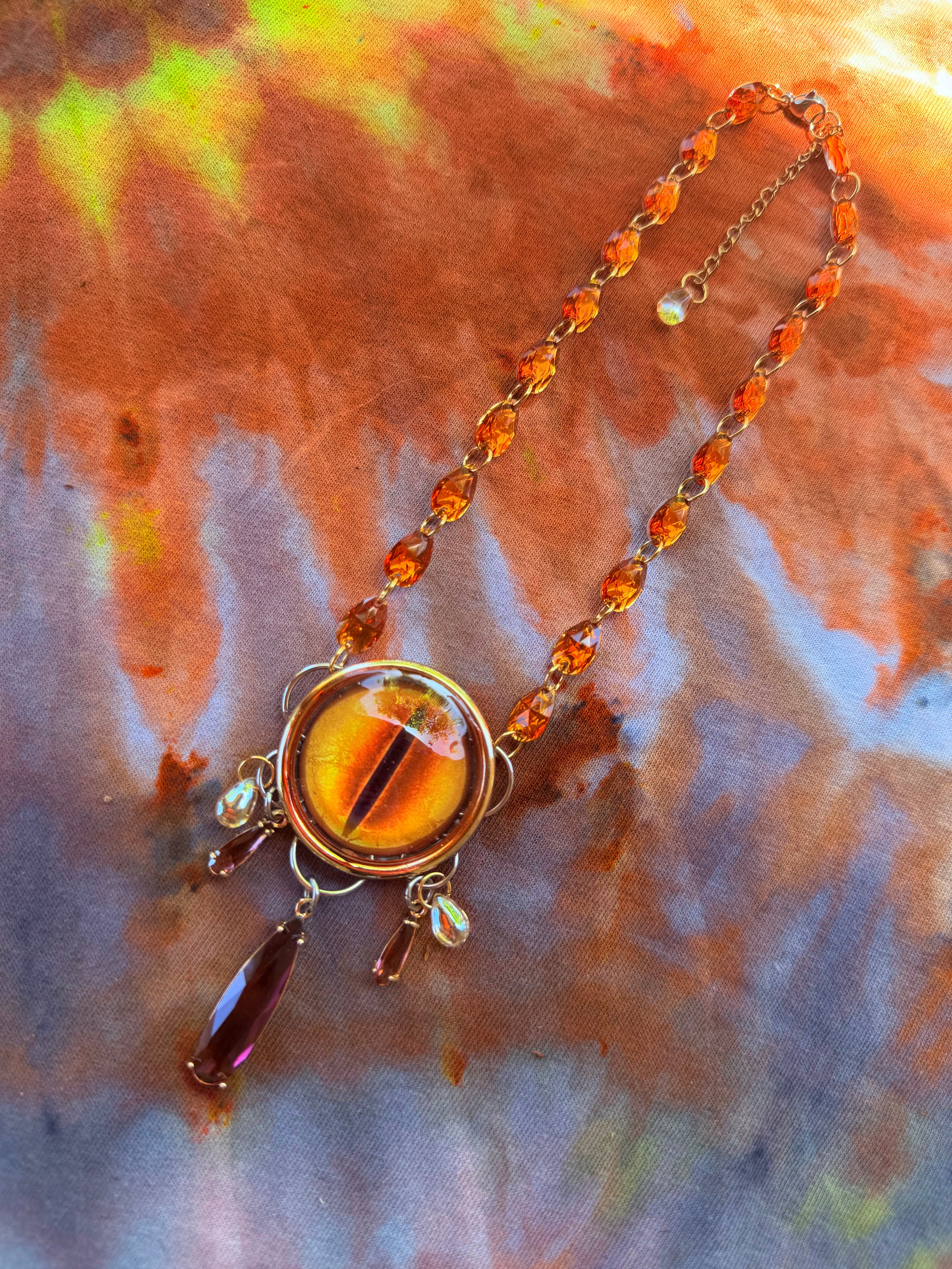 All Knowing - Dragon Eye Portal Necklace