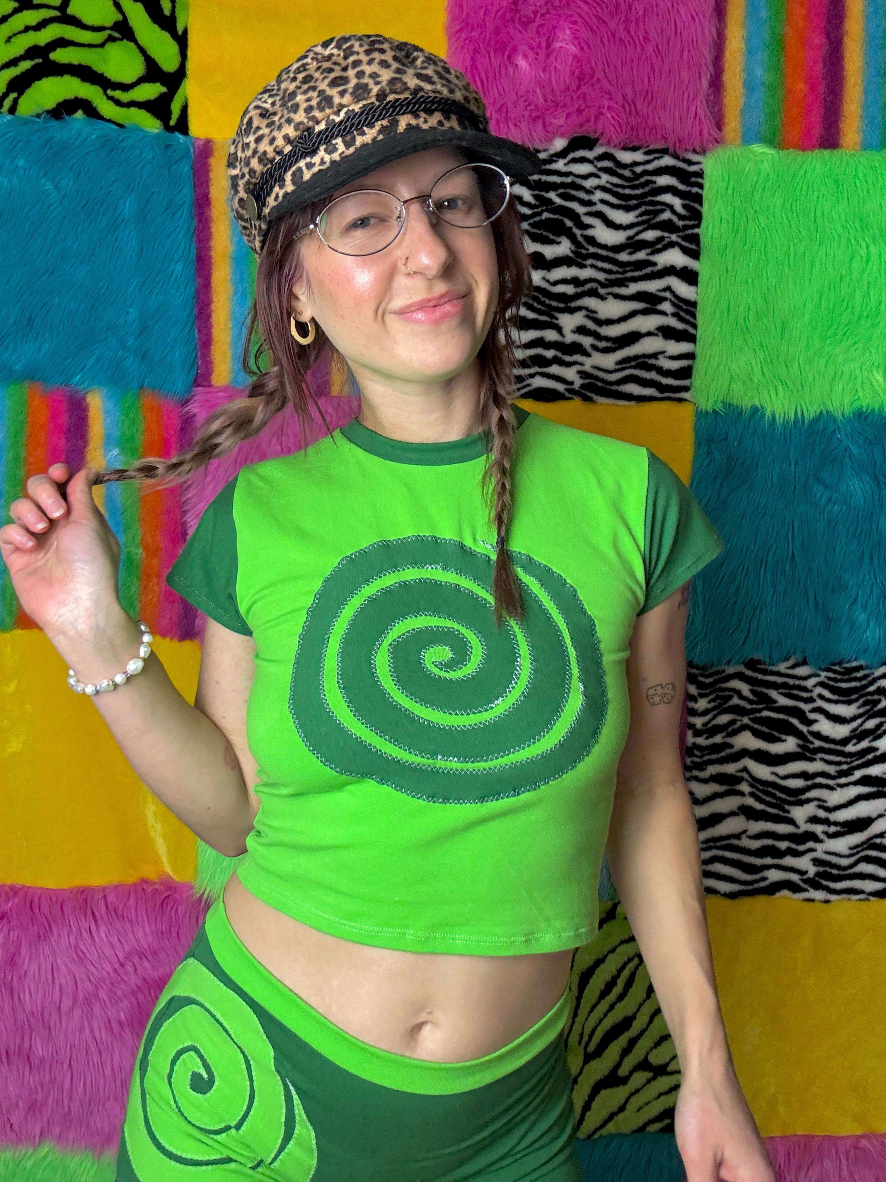 Into the Portal - Mid-rise Shorties (Green/Dark Green - RTS)