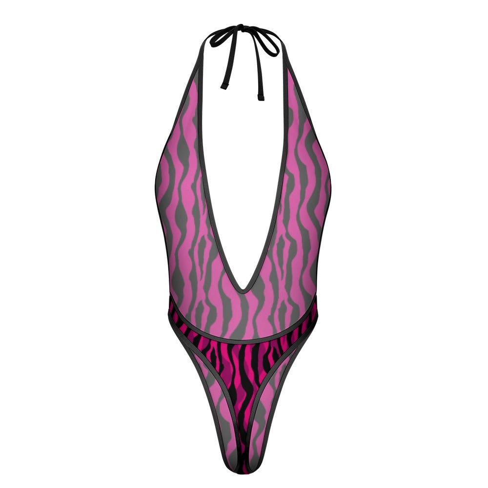 Pink Wild Women's Mesh Bodysuit