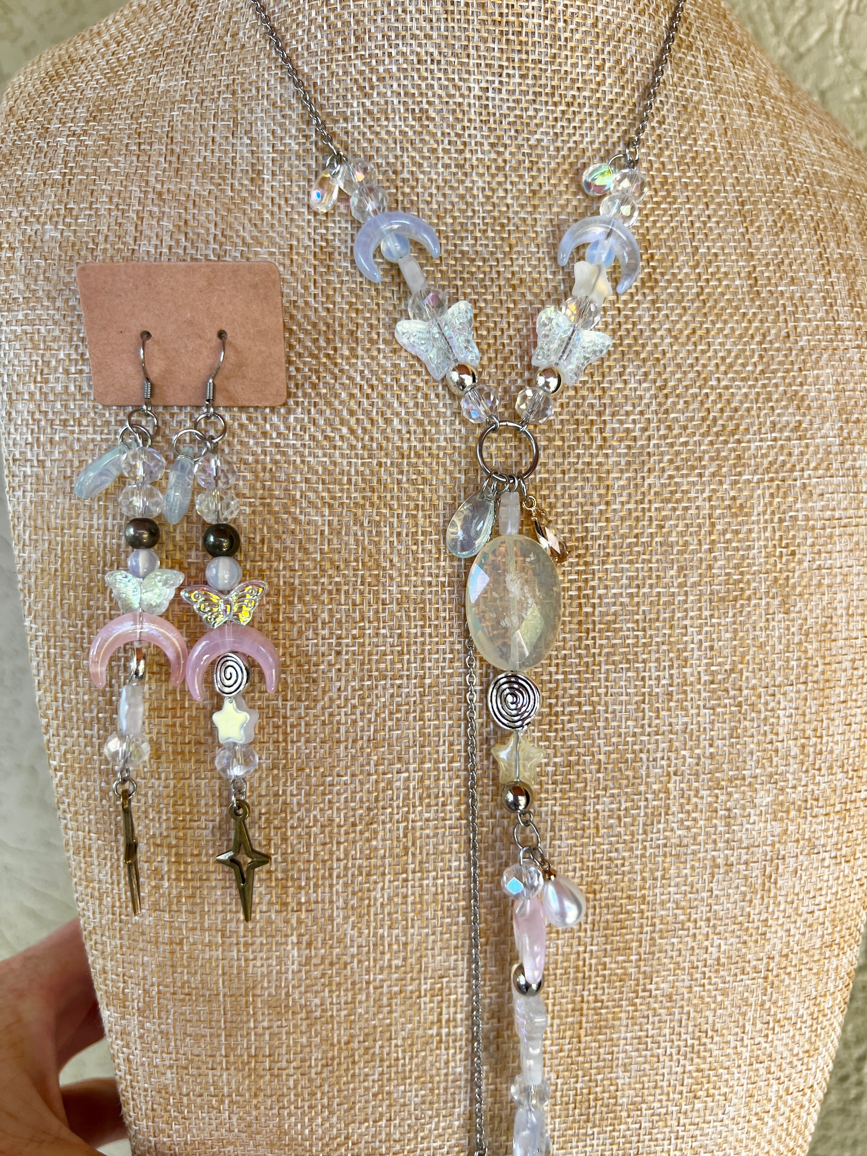 Custom Rachel Set - Drip Chain + Earrings