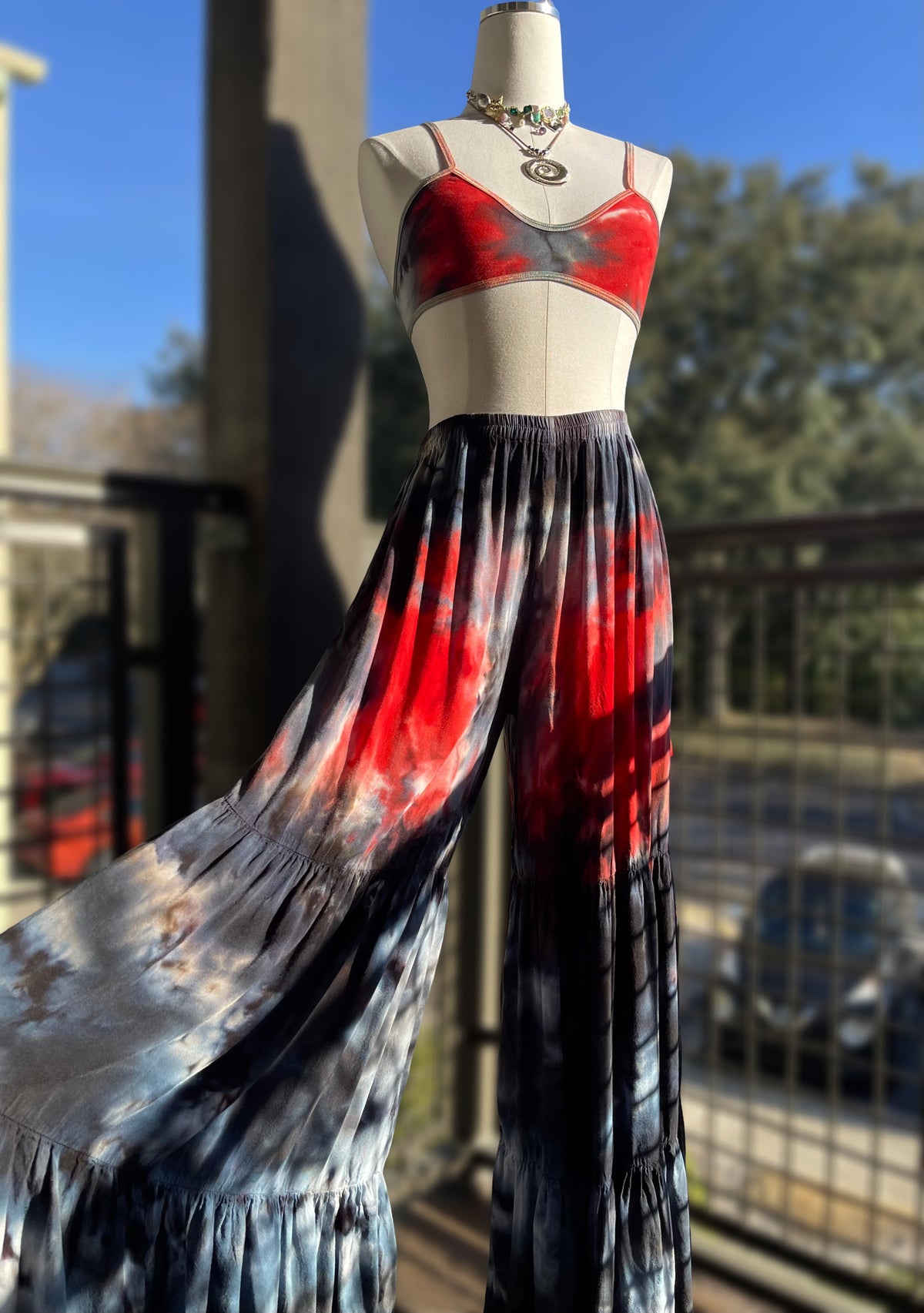 Fire and Ash Palazzo Pants (ᴍᴀᴅᴇ ᴛᴏ ᴏʀᴅᴇʀ)
