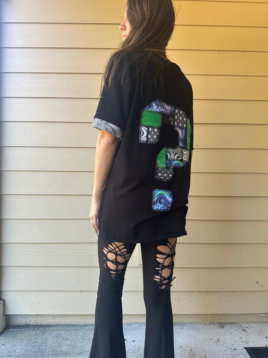 Mire Tipper Patchwork Tee (LG)