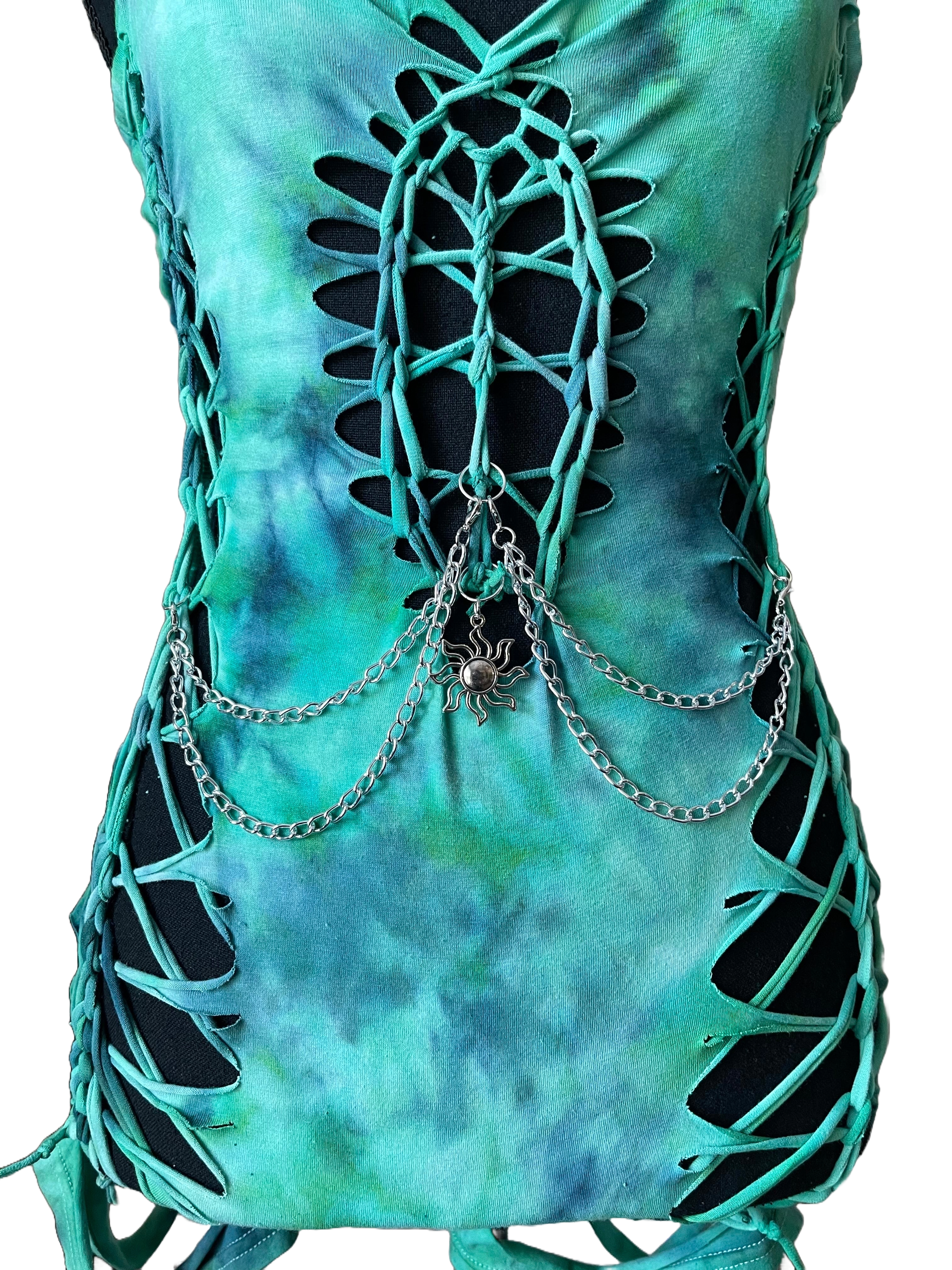 Neytiri Tie Dye Romper (ᴍᴀᴅᴇ ᴛᴏ ᴏʀᴅᴇʀ)