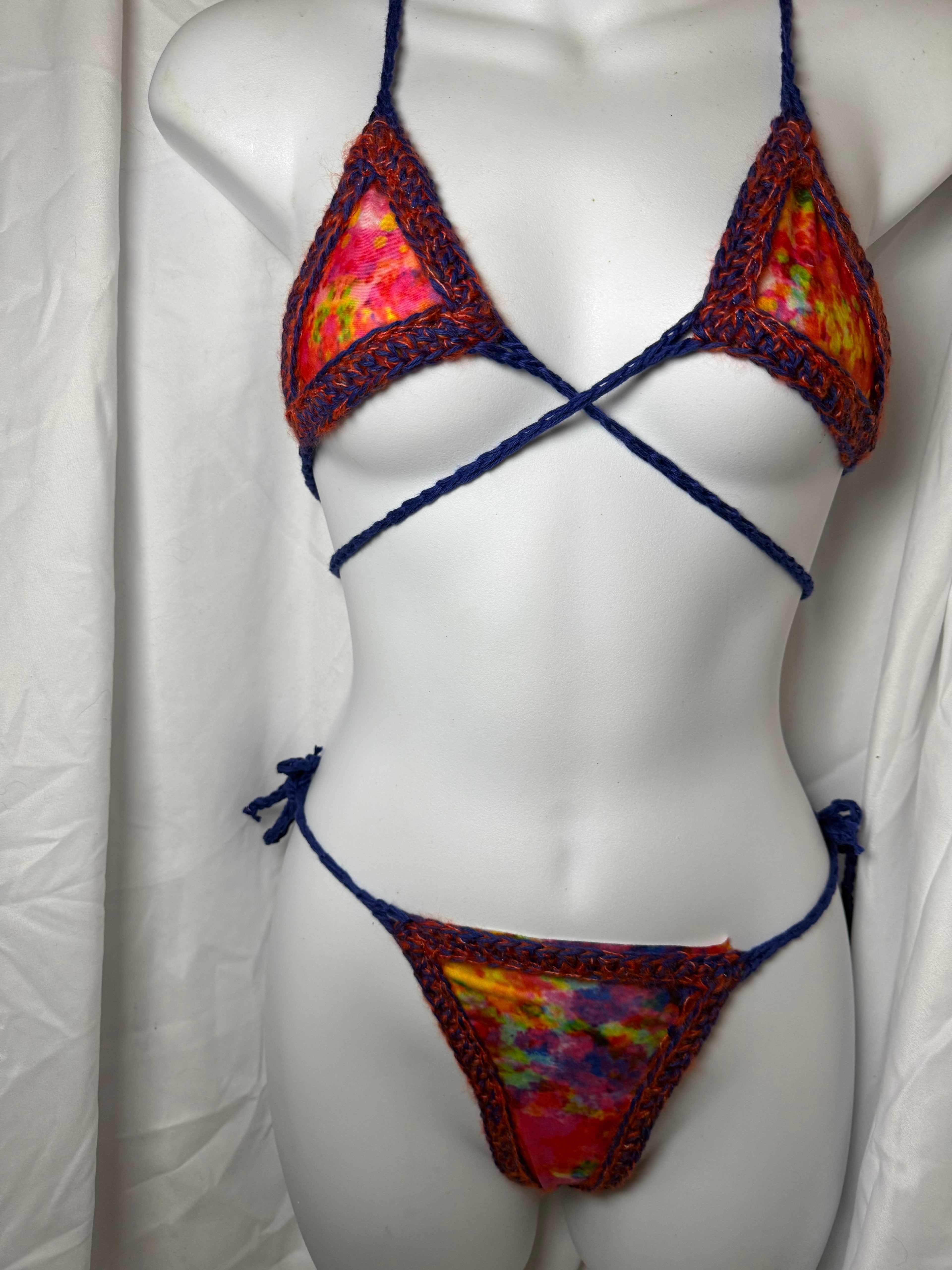 Paint Splatter Microkini (XS/Sm)