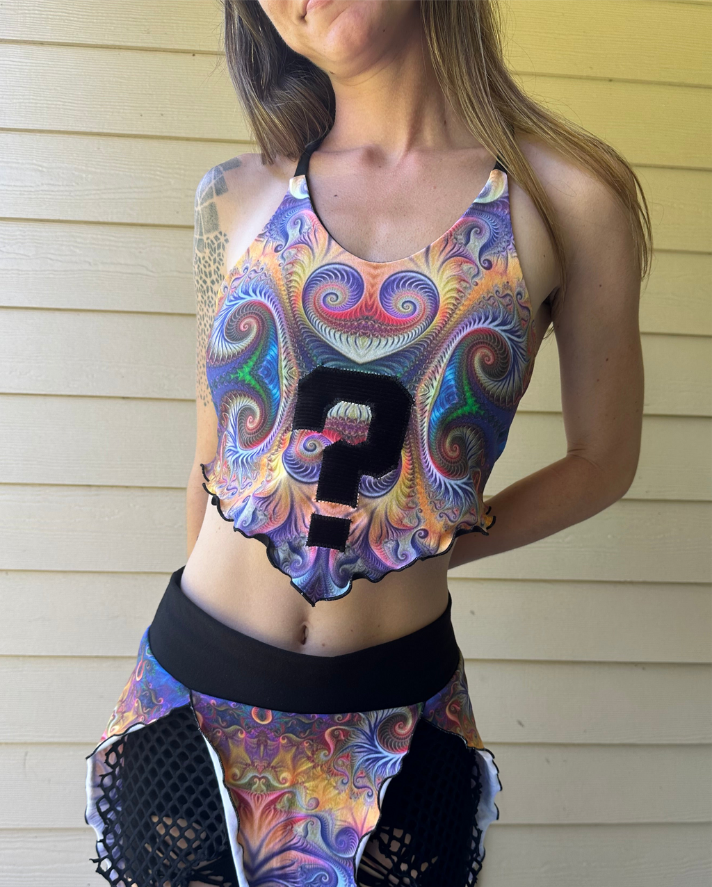 MTO V Neck Pixie Tank