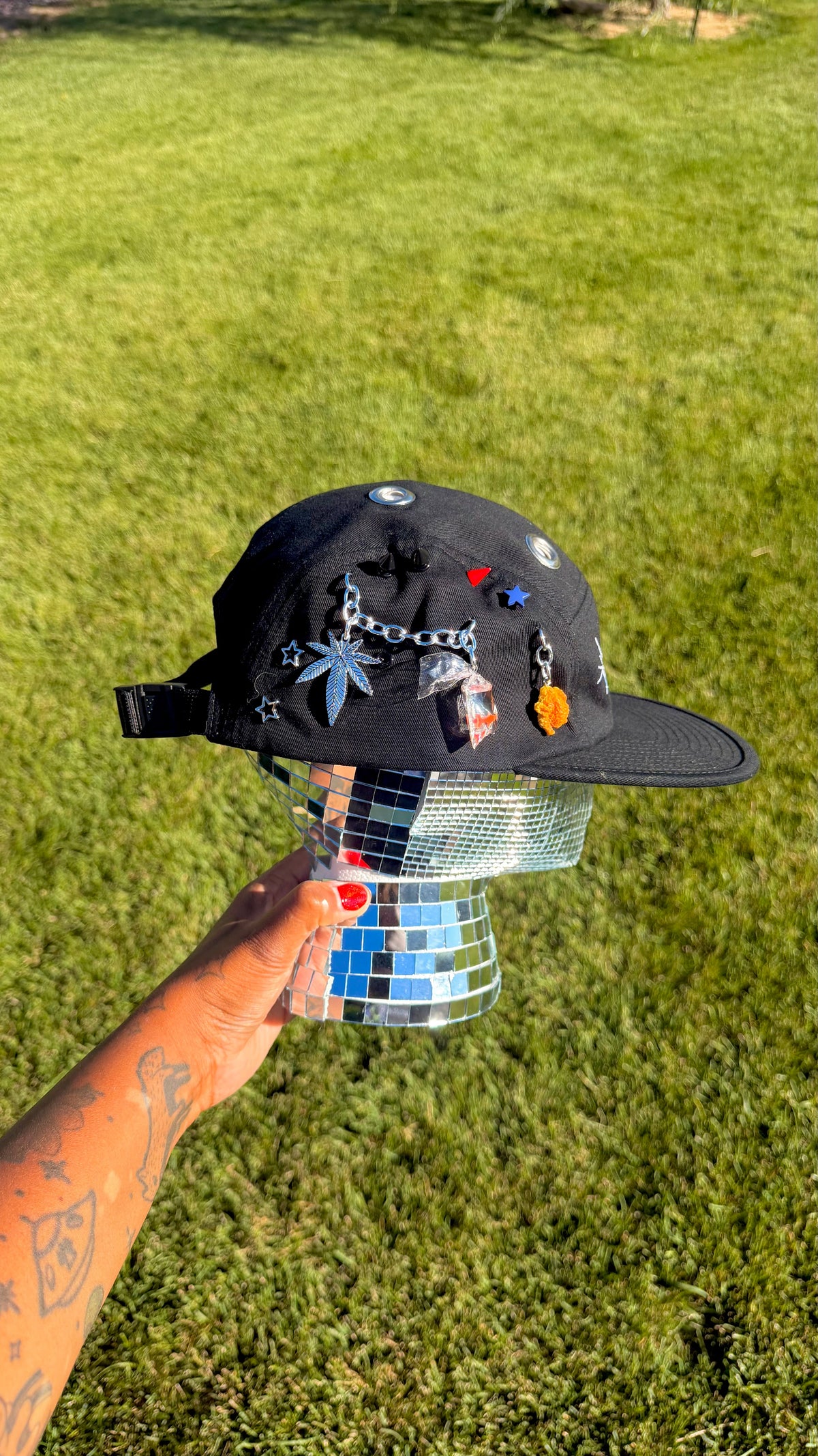 1 of 1 Red 140 Munchies 5 Panel Hat