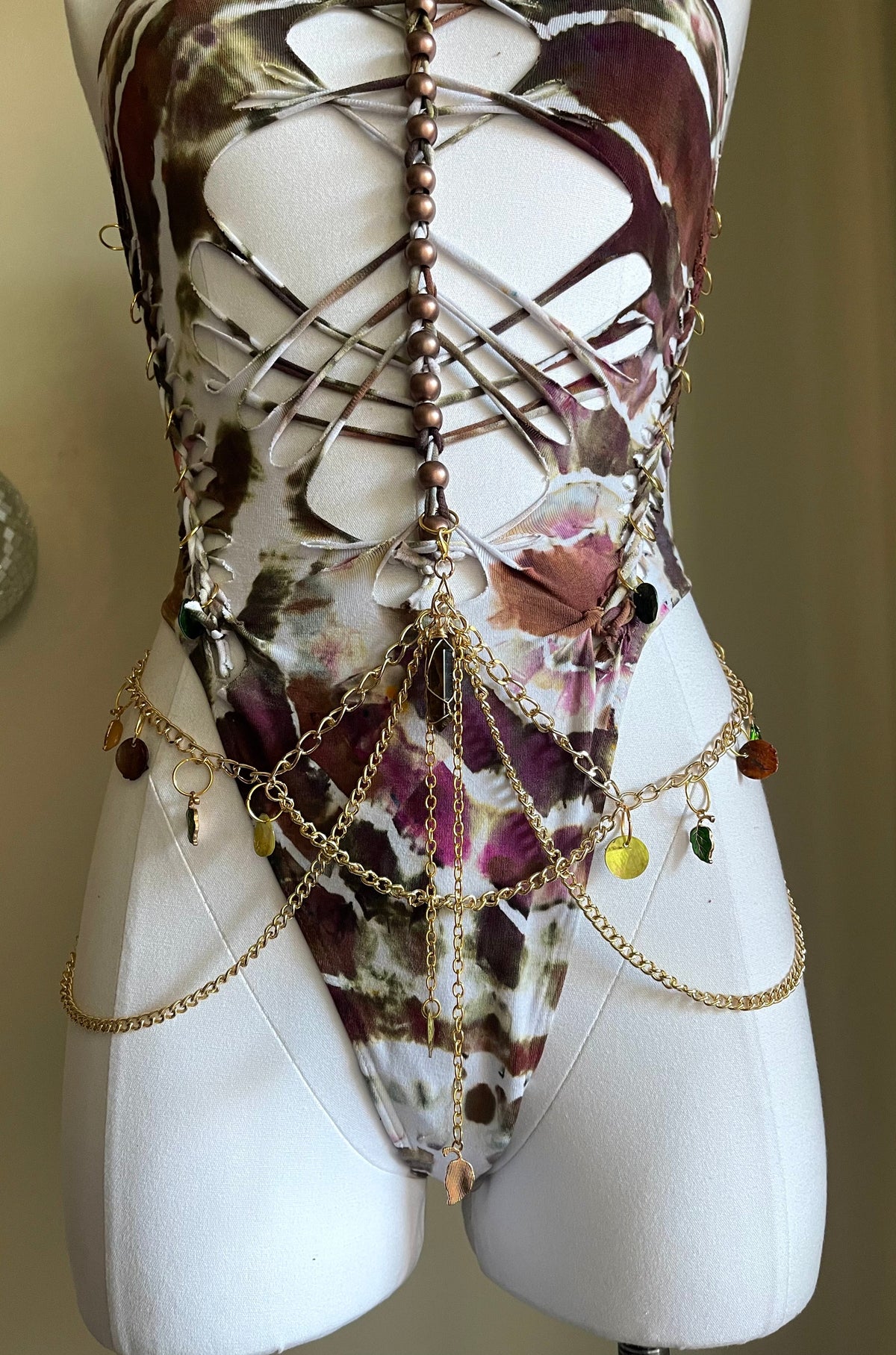 Shiitake Mushroom Geode Bodysuit (ᴍᴀᴅᴇ ᴛᴏ ᴏʀᴅᴇʀ)