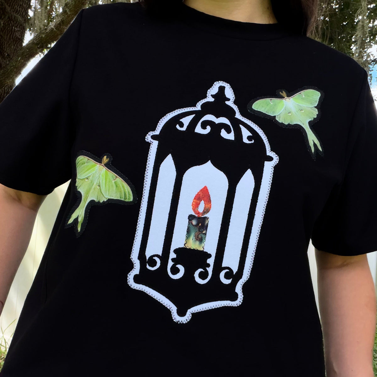 Moth to a Flame Cropped Tee 🕯️ M/L