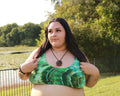 Jurassic Jade Palazzo Top (ᴍᴀᴅᴇ ᴛᴏ ᴏʀᴅᴇʀ)