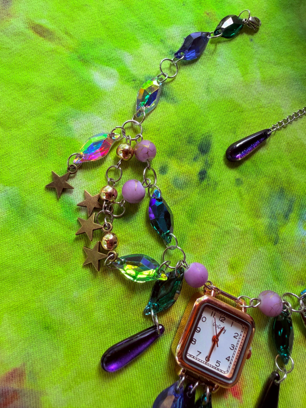 Time Wizard - Resin Crystal Charm Choker