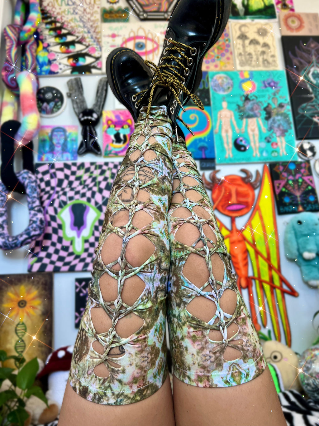 braided thigh highs