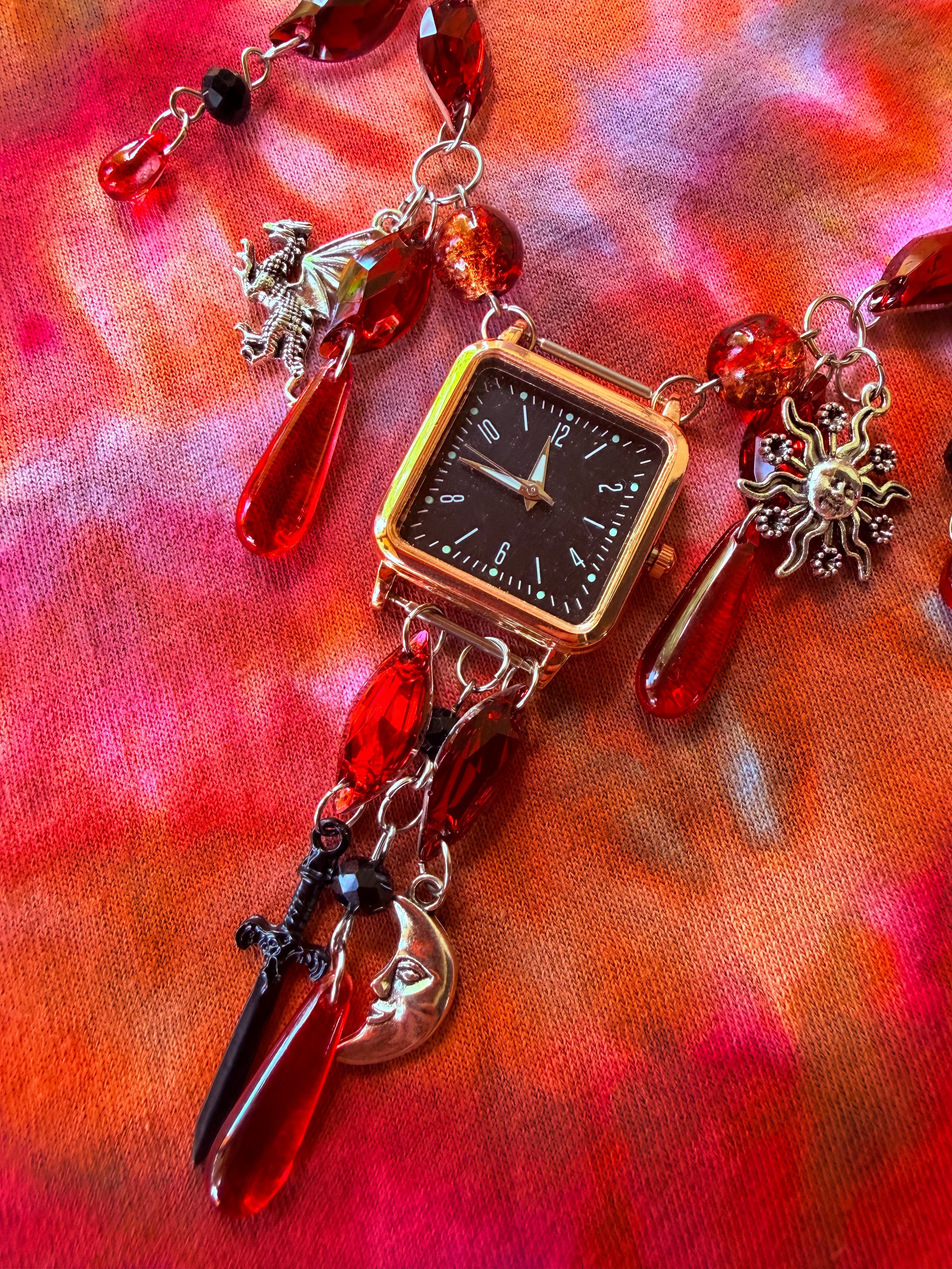 Devil’s Schedule - Resin Crystal Charm Choker