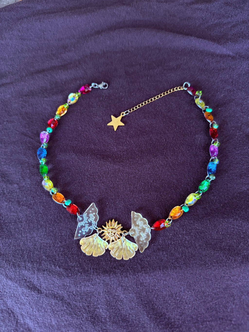 Glass Crystal Choker