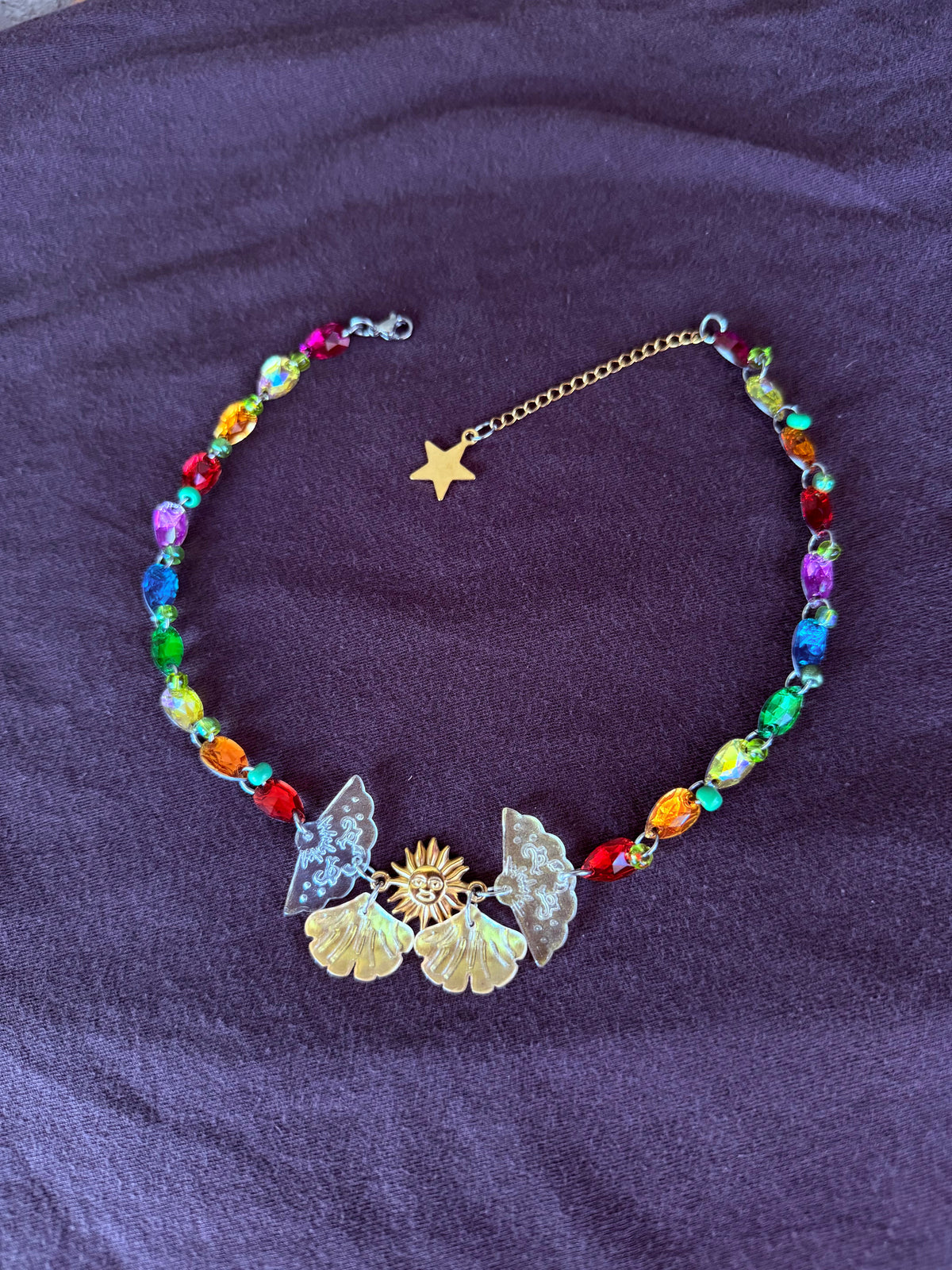 Glass Crystal Choker