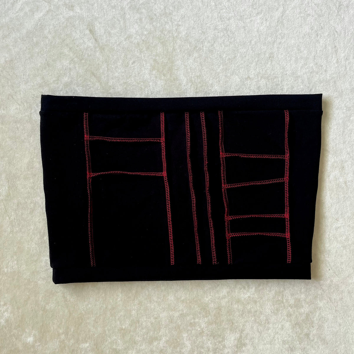 Red Thread Patchwork Tube Top XL/XXL