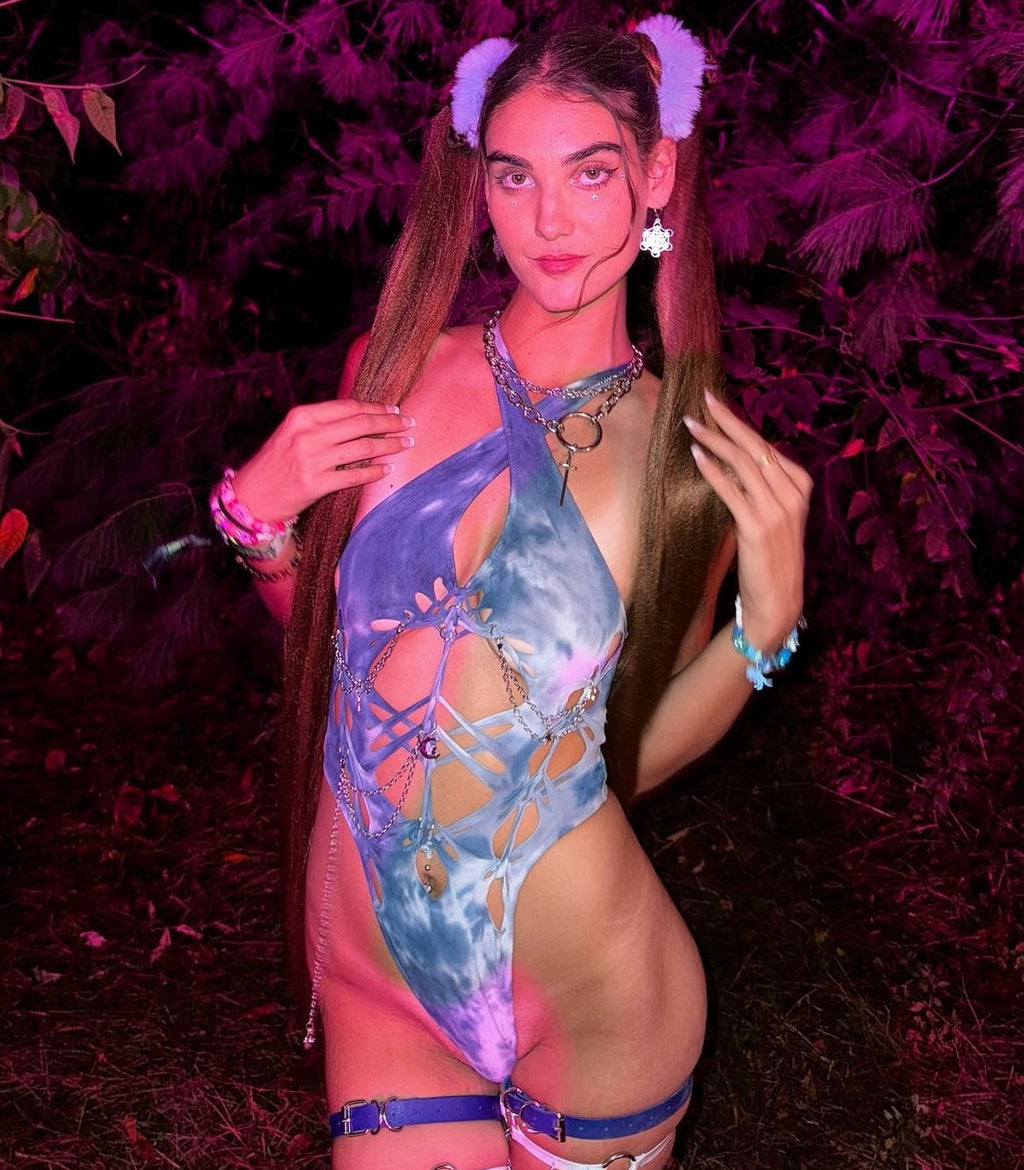 Poseidons Daughter Tie Dye Bodysuit (ᴍᴀᴅᴇ ᴛᴏ ᴏʀᴅᴇʀ)