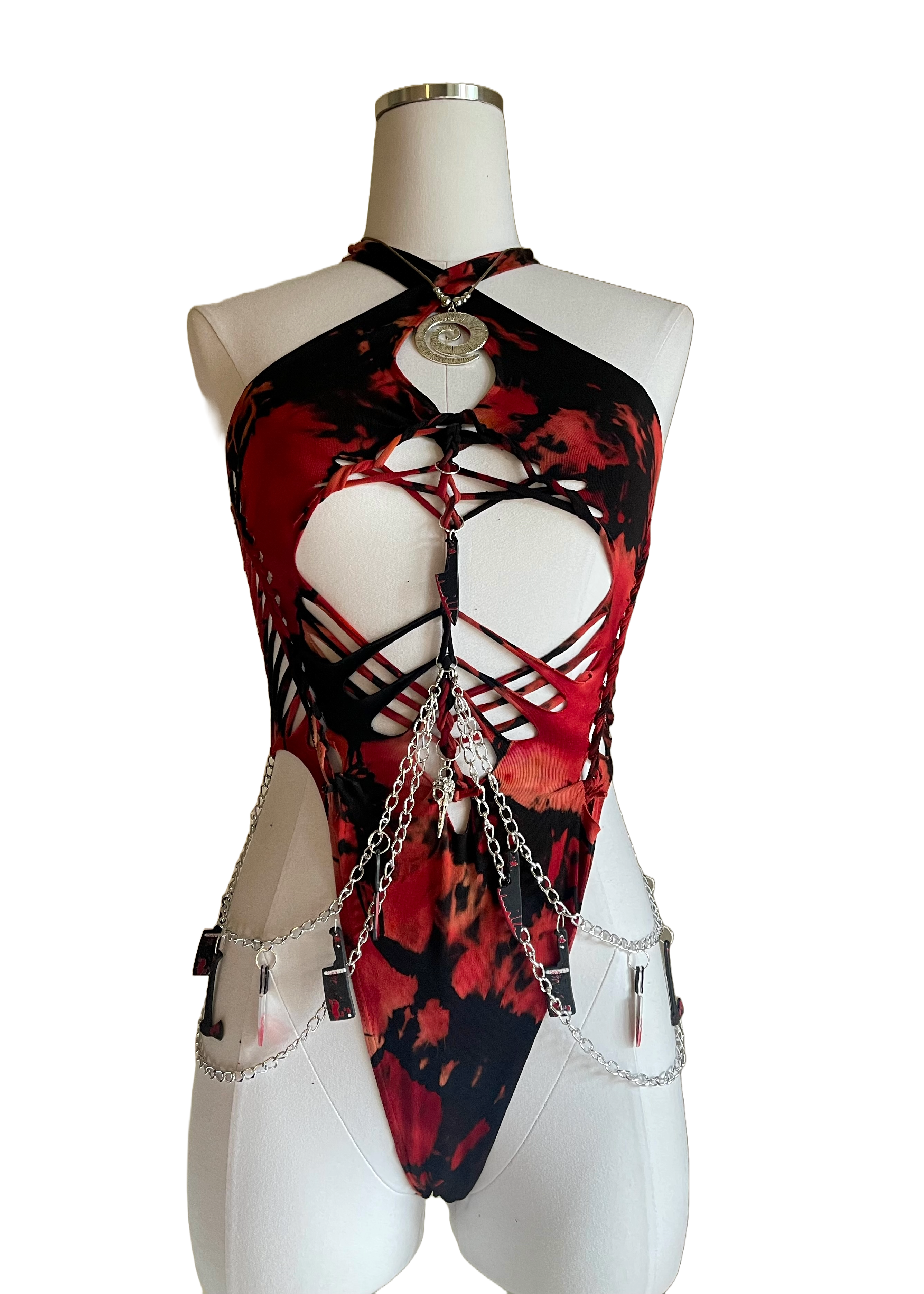 Man Eater Tie Dye Bodysuit (ᴍᴀᴅᴇ ᴛᴏ ᴏʀᴅᴇʀ)