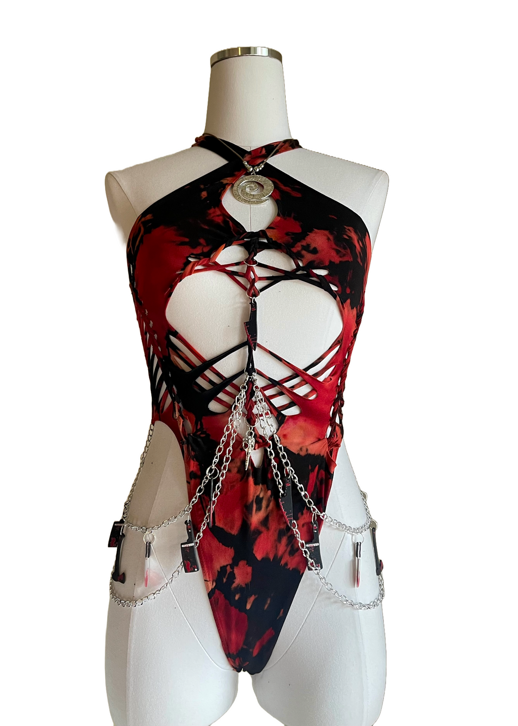 Man Eater Tie Dye Bodysuit (ᴍᴀᴅᴇ ᴛᴏ ᴏʀᴅᴇʀ)