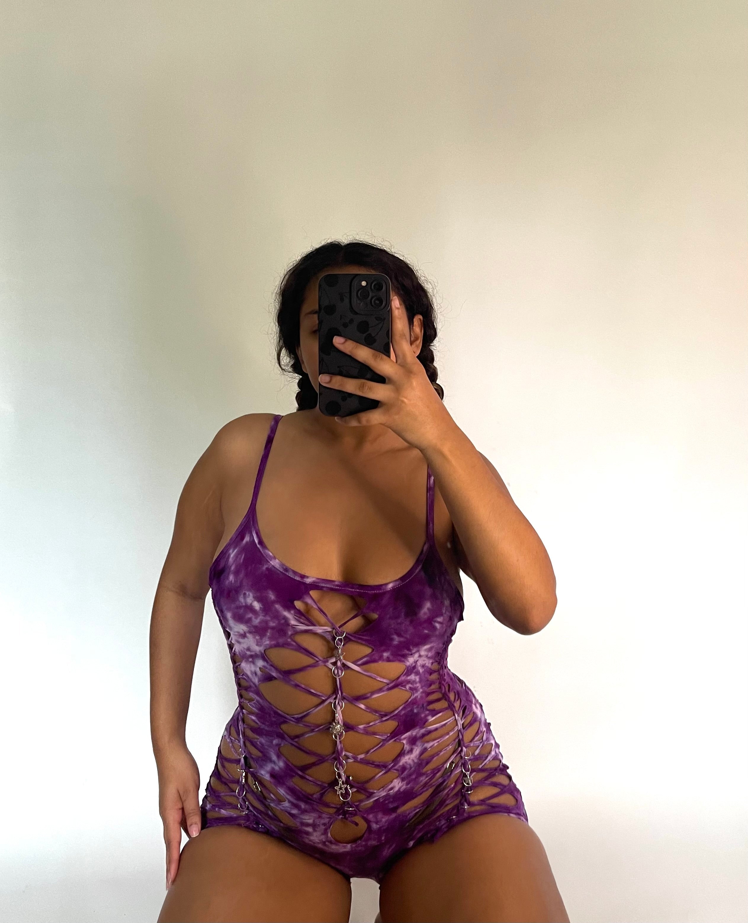 Nerina Tie dye Romper (ᴍᴀᴅᴇ ᴛᴏ ᴏʀᴅᴇʀ)