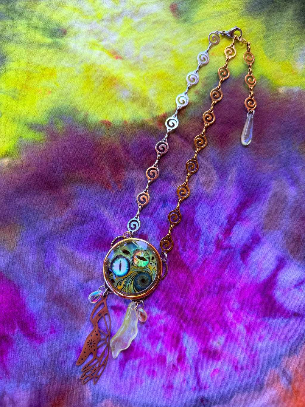 Keeper of the Trees - Fairy Eye Portal Necklace