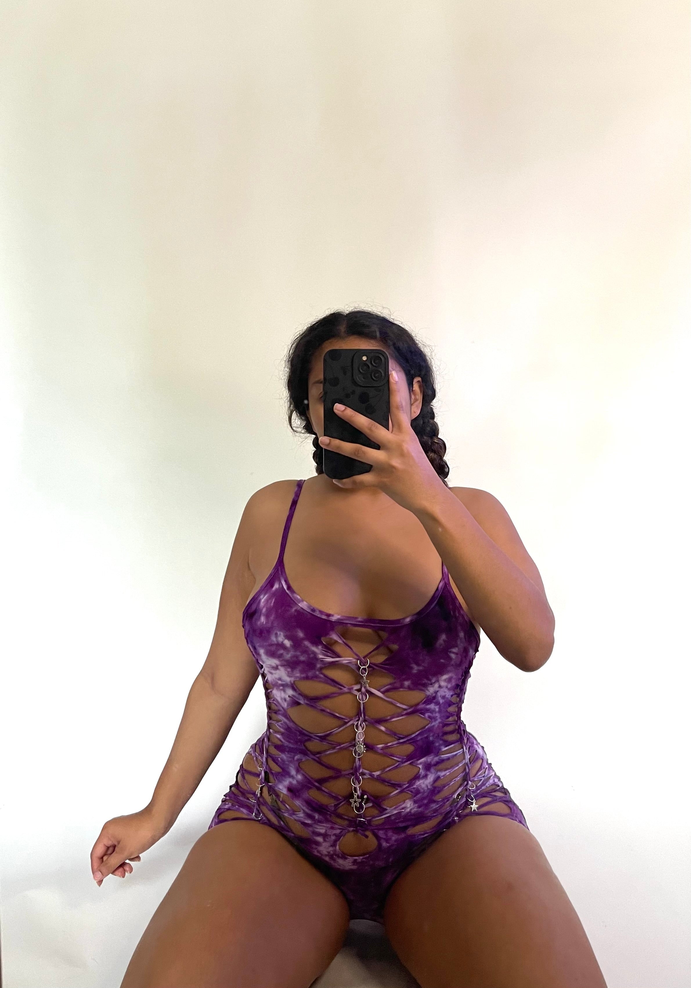 Nerina Tie dye Romper (ᴍᴀᴅᴇ ᴛᴏ ᴏʀᴅᴇʀ)