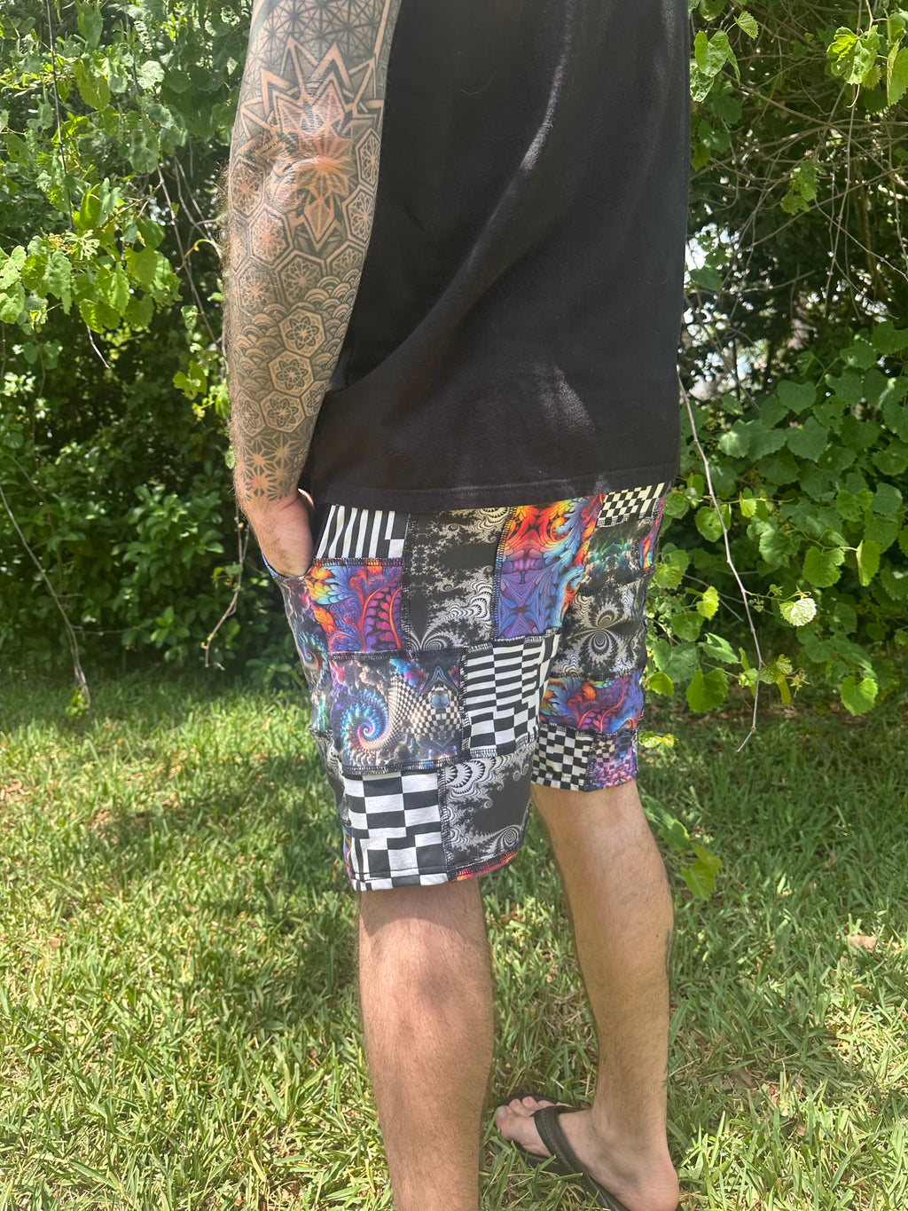 MTO Men’s Patchwork Shorts