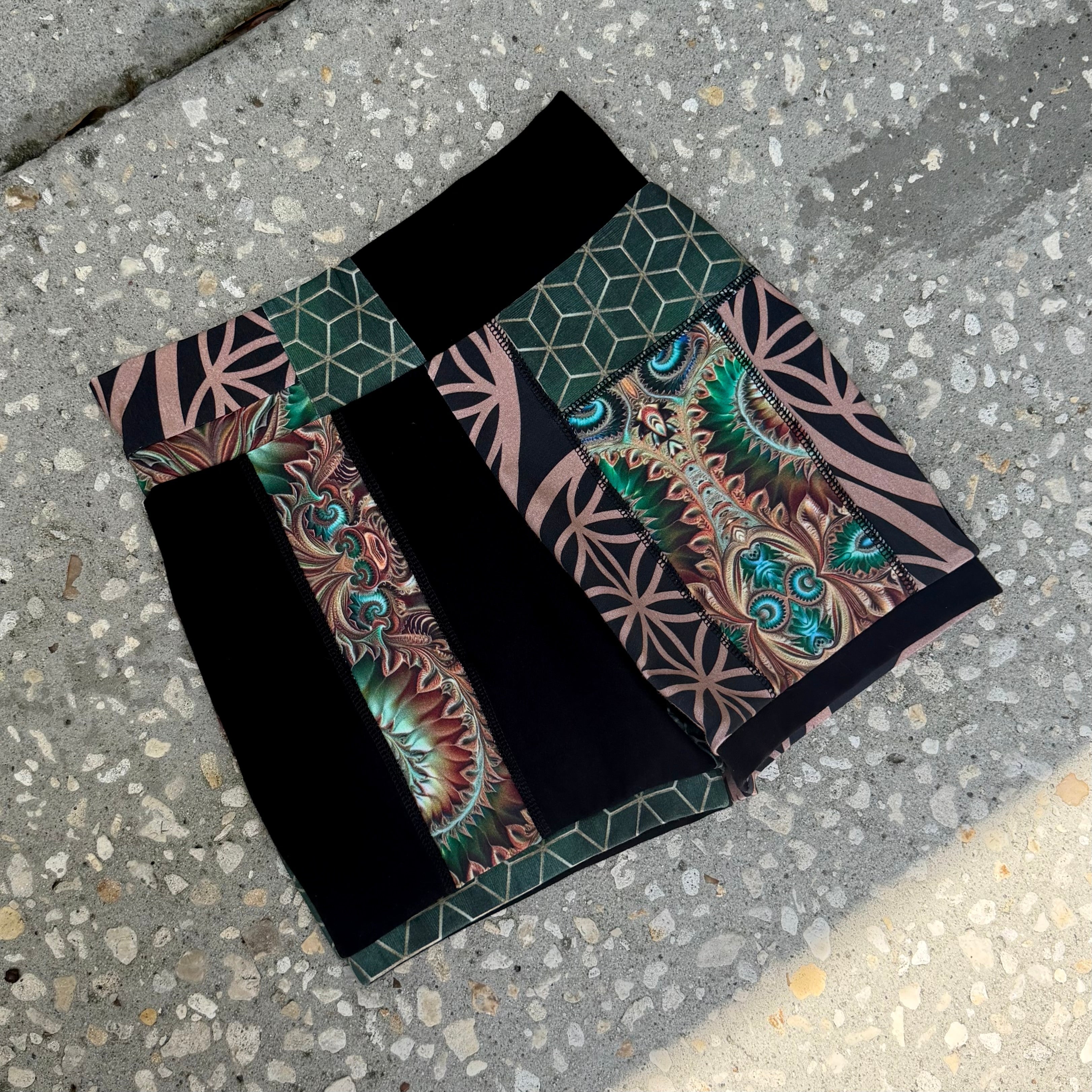 Patchwork Tube & Shorts Set XS/S