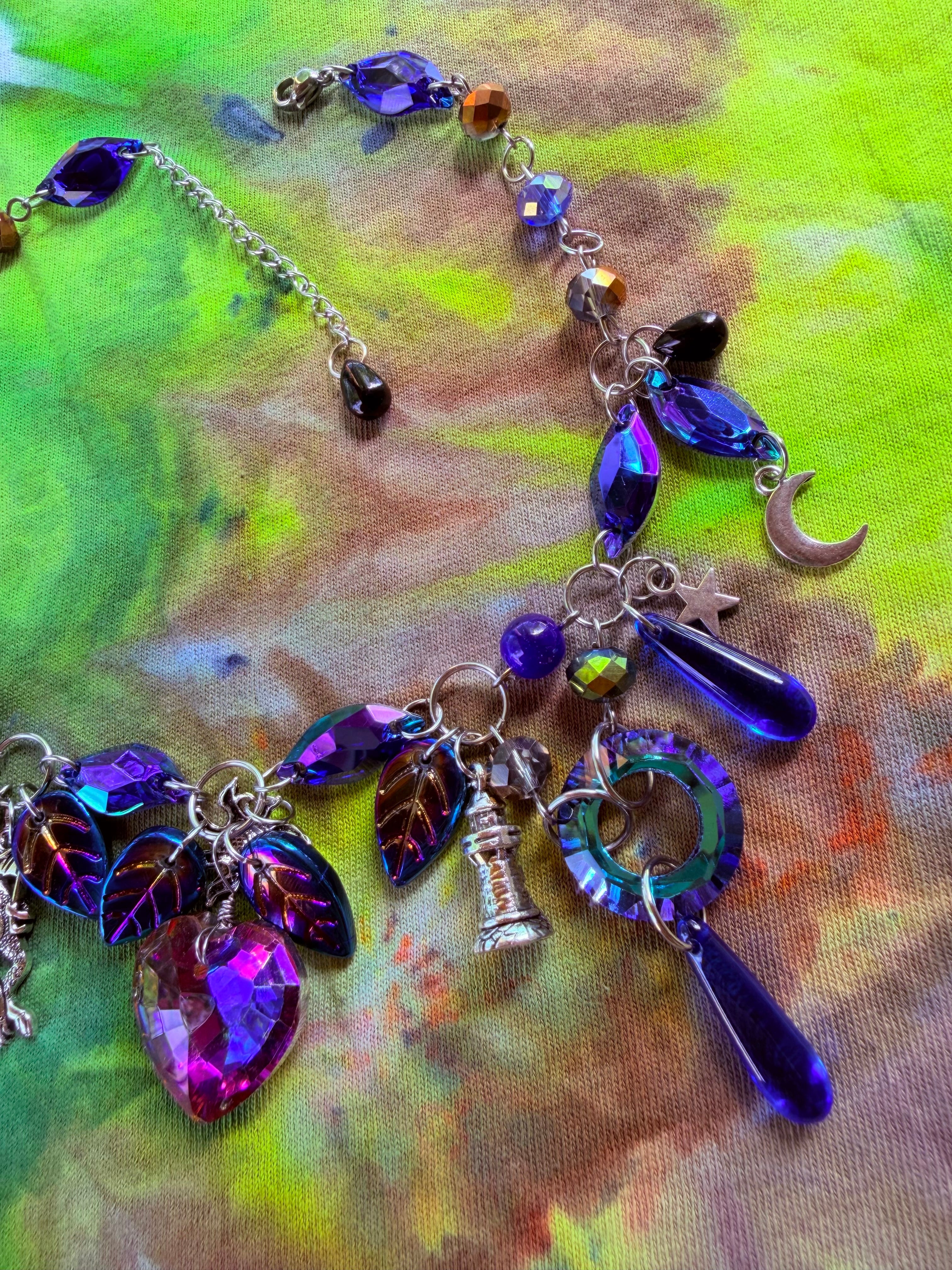 Portals to Euphoria - Resin Crystal Charm Choker