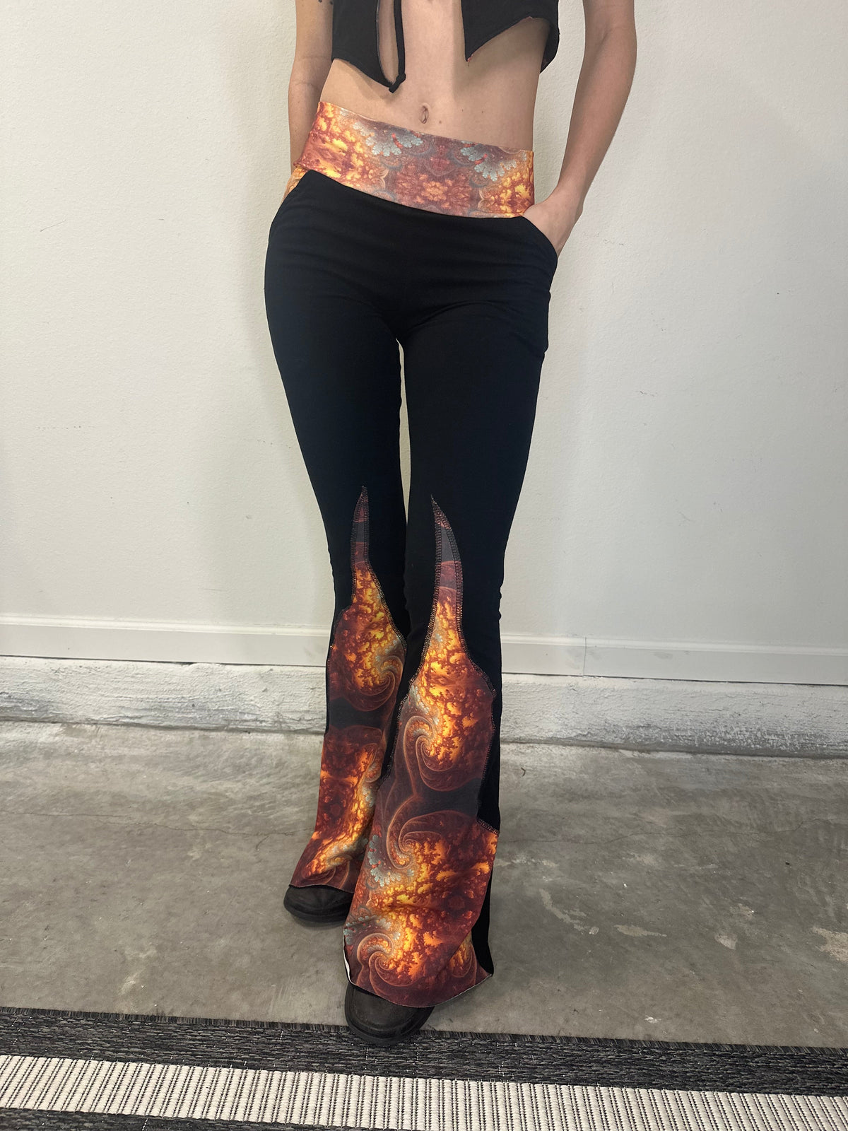 MTO Gilded Supernova Flare Leggings