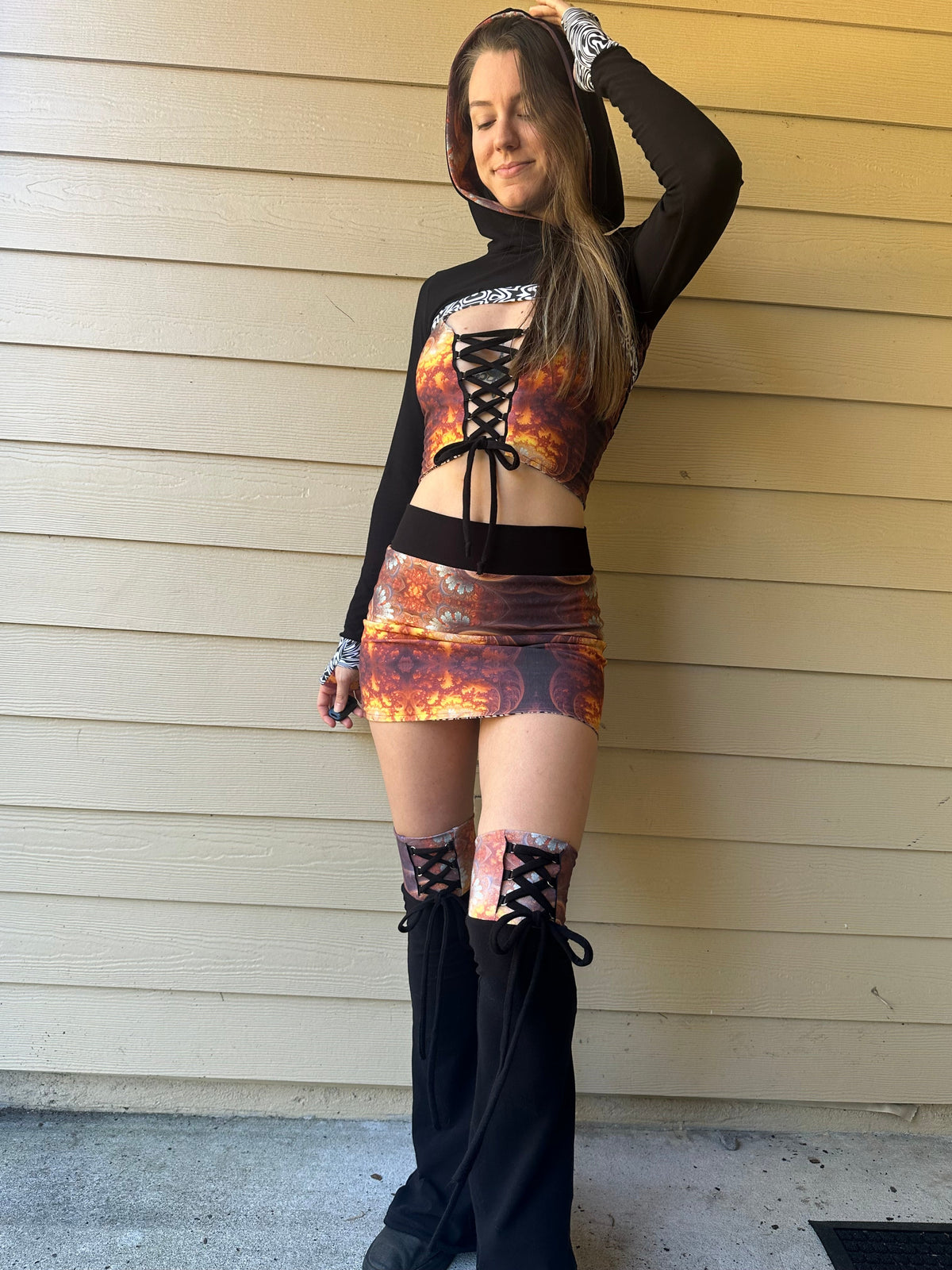 MTO 2in1 Reversible Mini Skirt