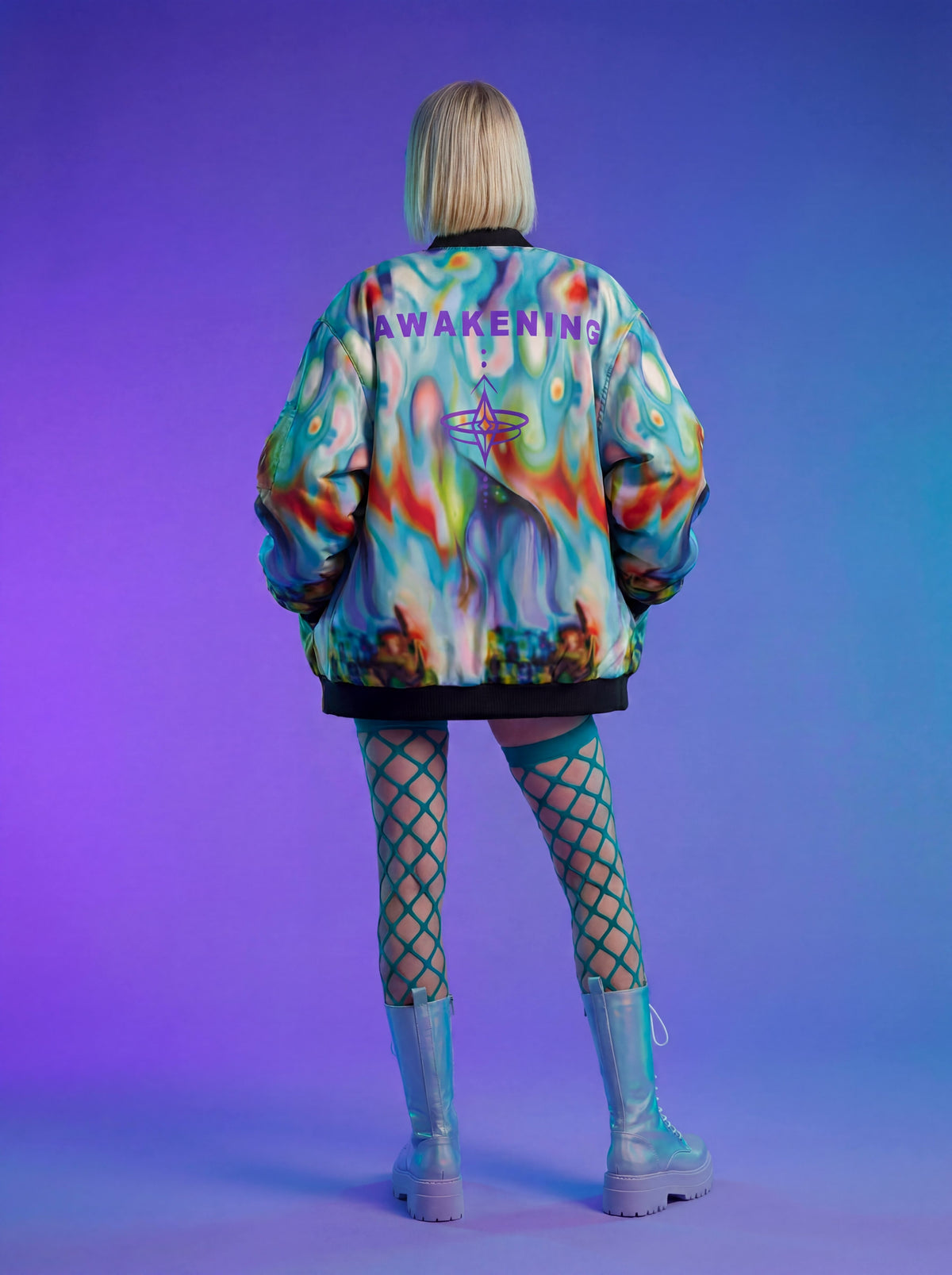 Awakening Bomber Jacket With Sleeve Pocket