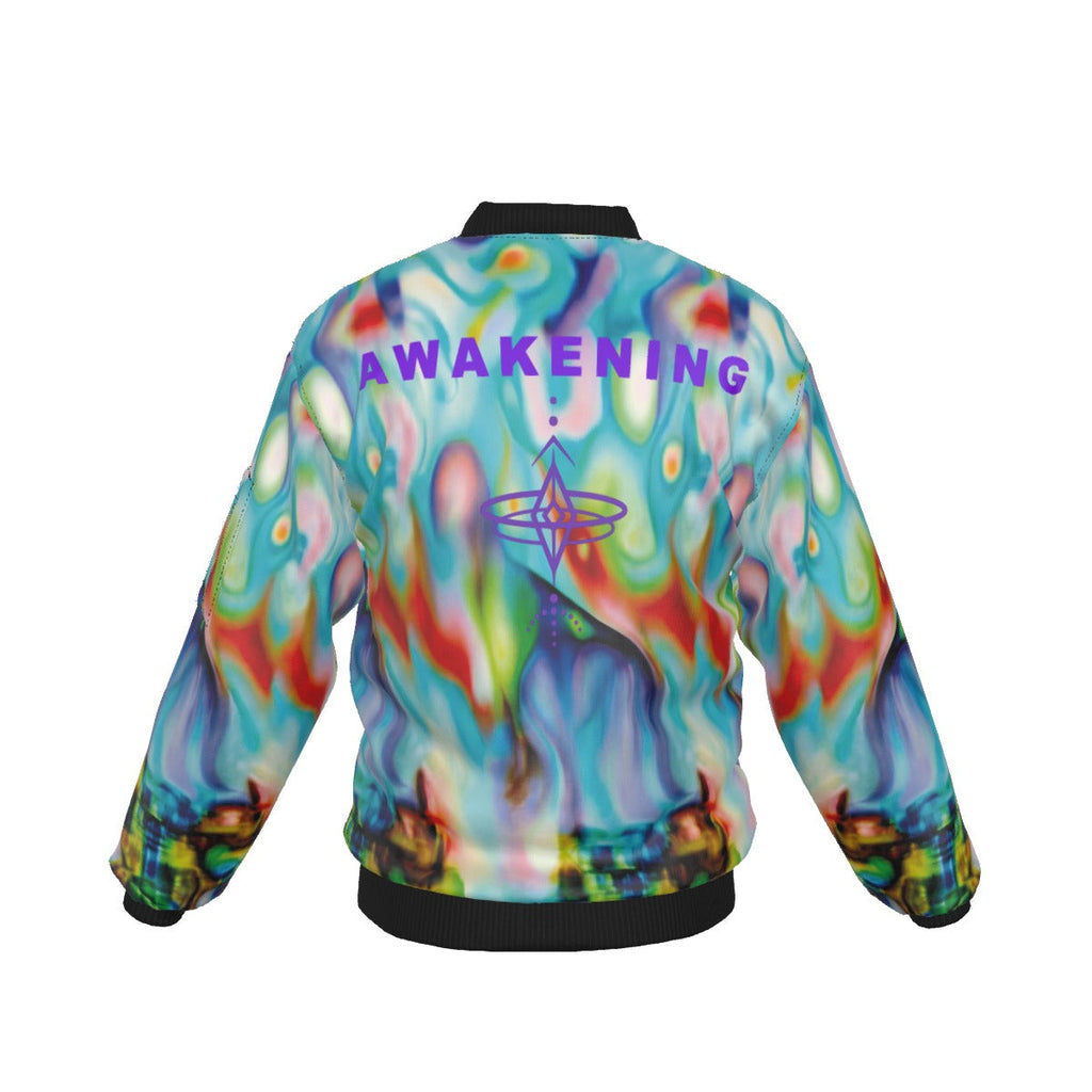 Awakening Bomber Jacket With Sleeve Pocket