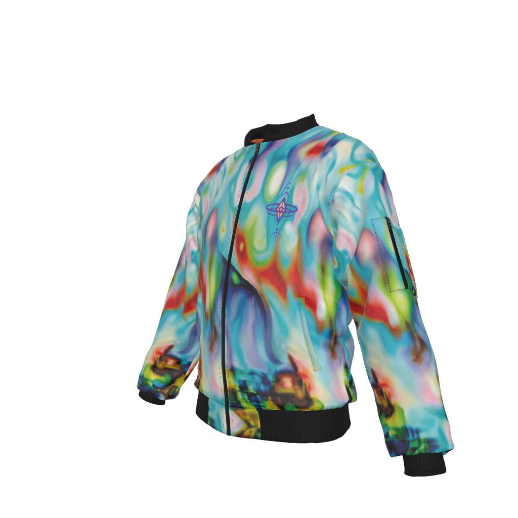 Awakening Bomber Jacket With Sleeve Pocket