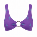 Awakening Purple Ring Front Bralette Top