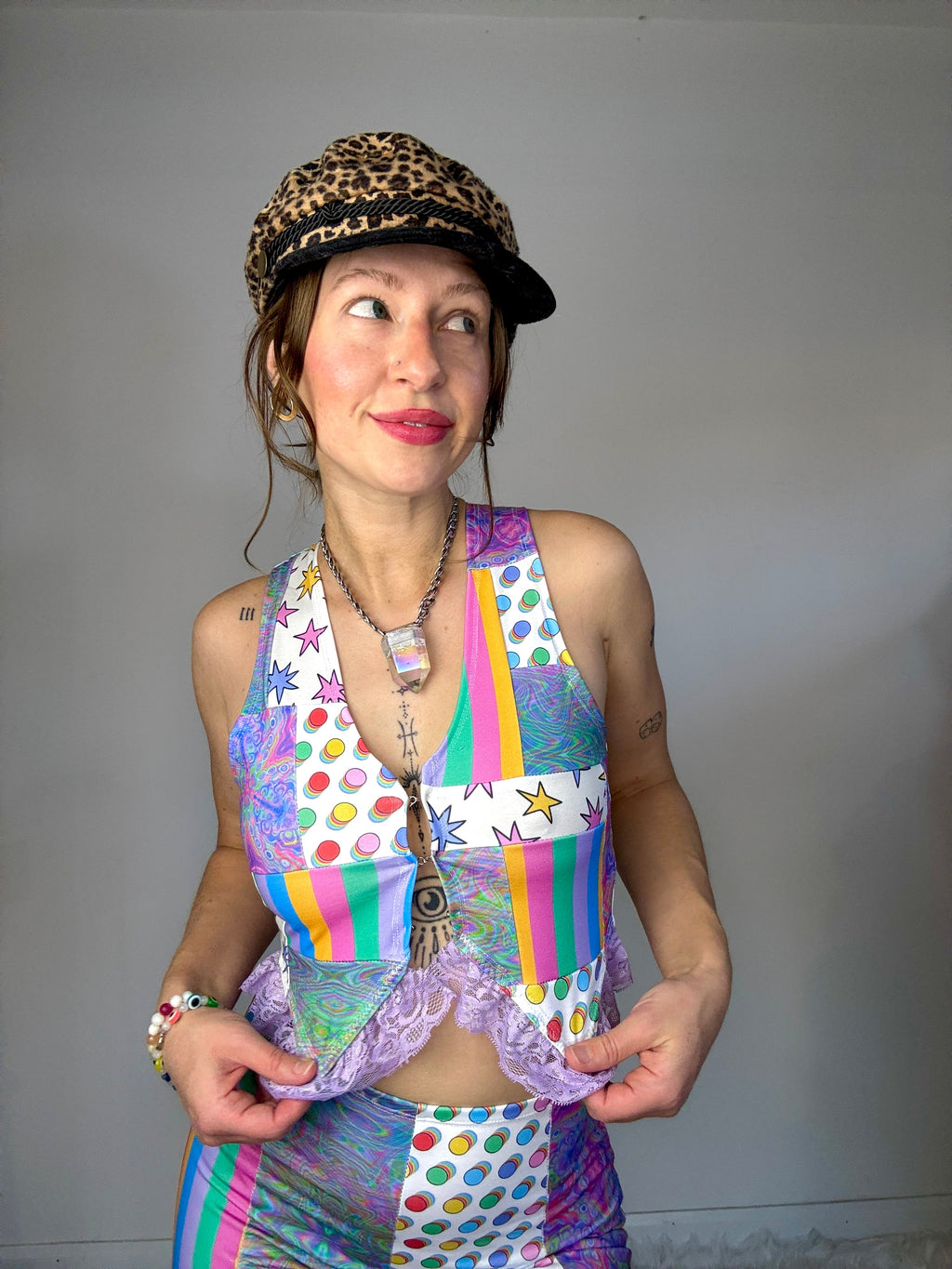 Clownin' Around Patchwork Vest (MTO)