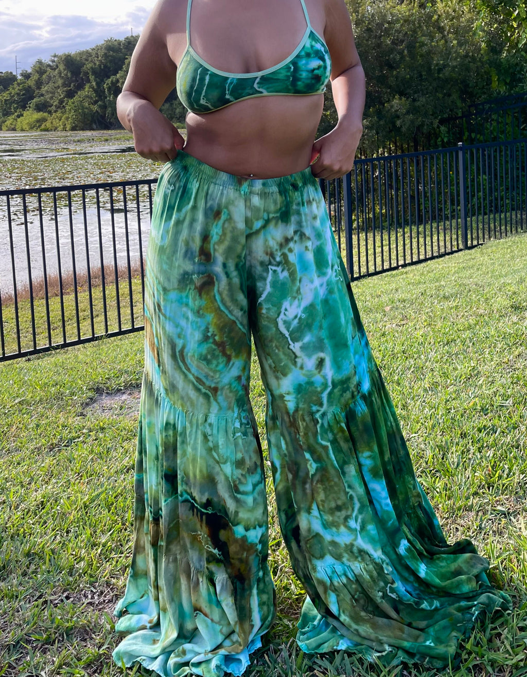 Jurassic Jade Palazzo Pants (ᴍᴀᴅᴇ ᴛᴏ ᴏʀᴅᴇʀ)