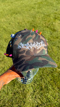 1 of 1 Peaked Camo Trucker Hat