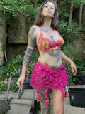 Beaded Dino Barbie 2P (sm/med)