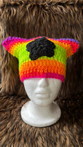 kitty cat crochet hats