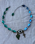 Desert Dew - Resin Crystal Third Eye Choker