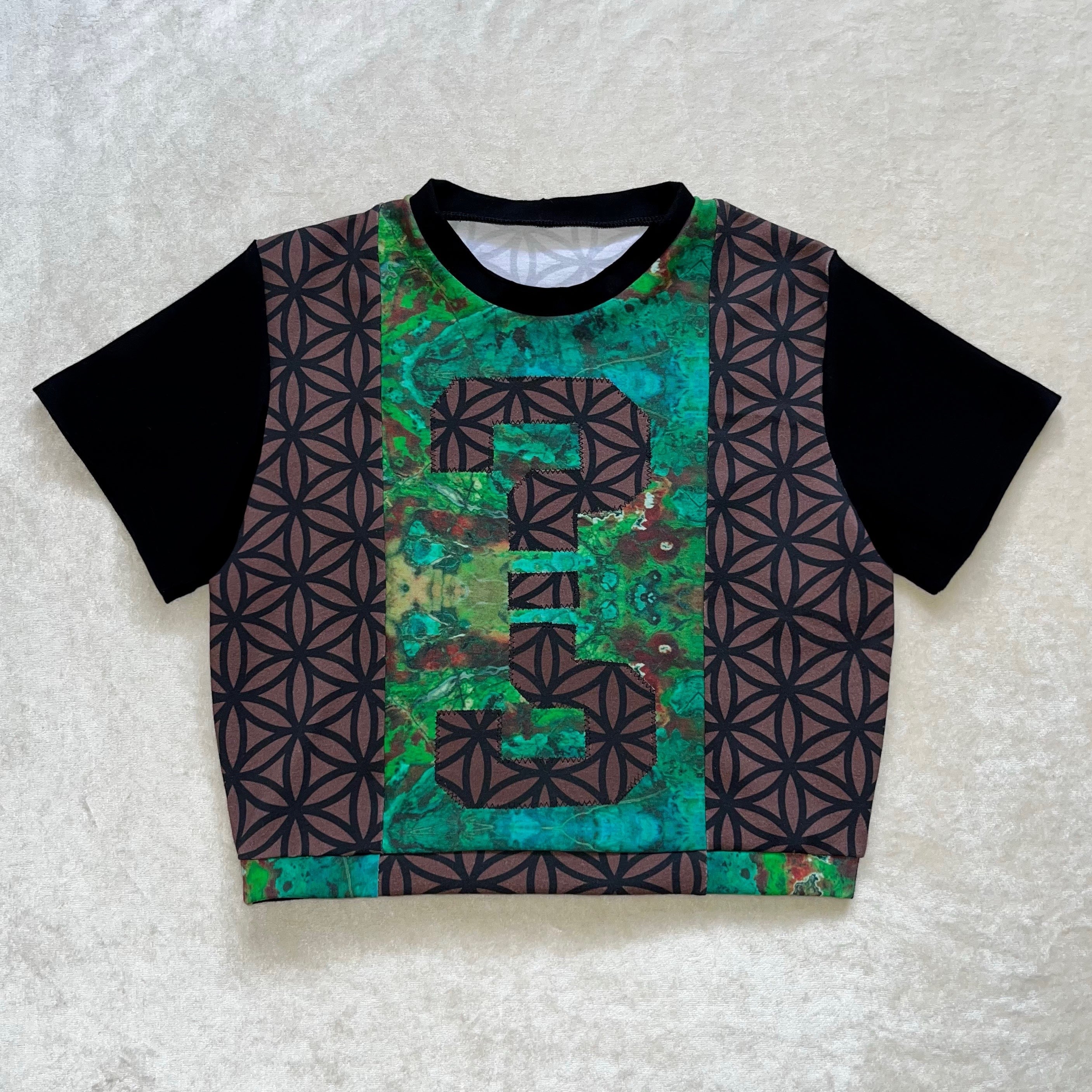?¿ Appliqué Cropped Tee S/M
