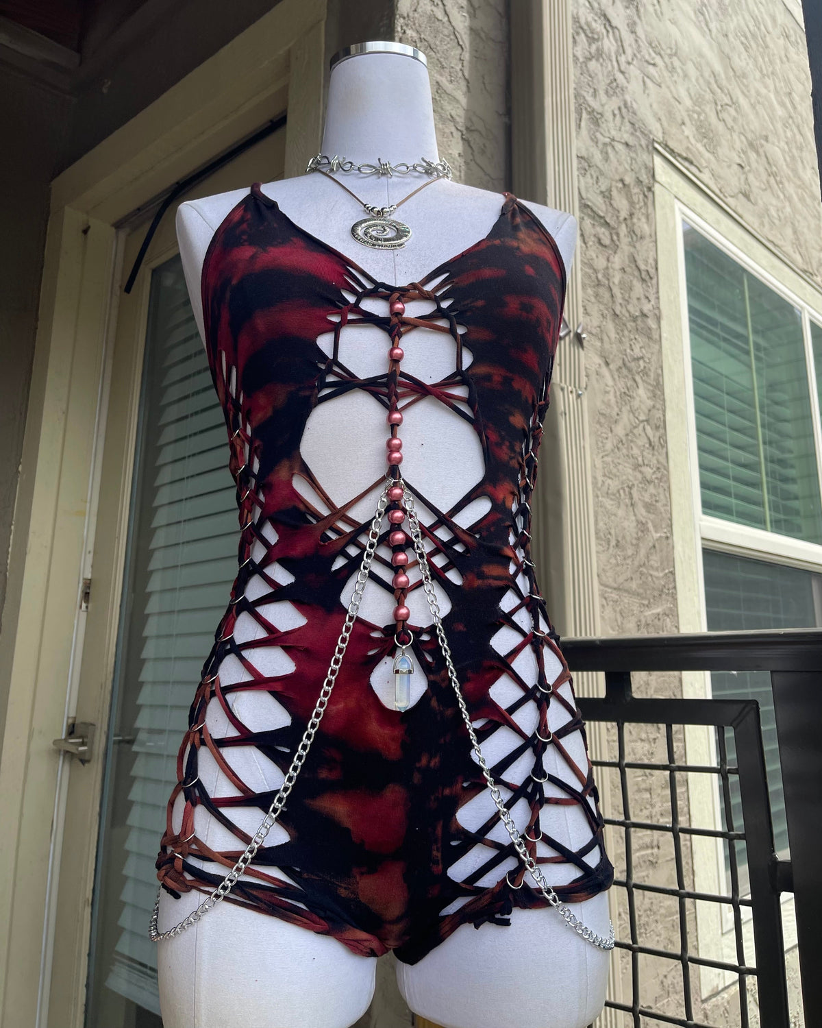 Midnight Ember Romper (ᴍᴀᴅᴇ ᴛᴏ ᴏʀᴅᴇʀ)