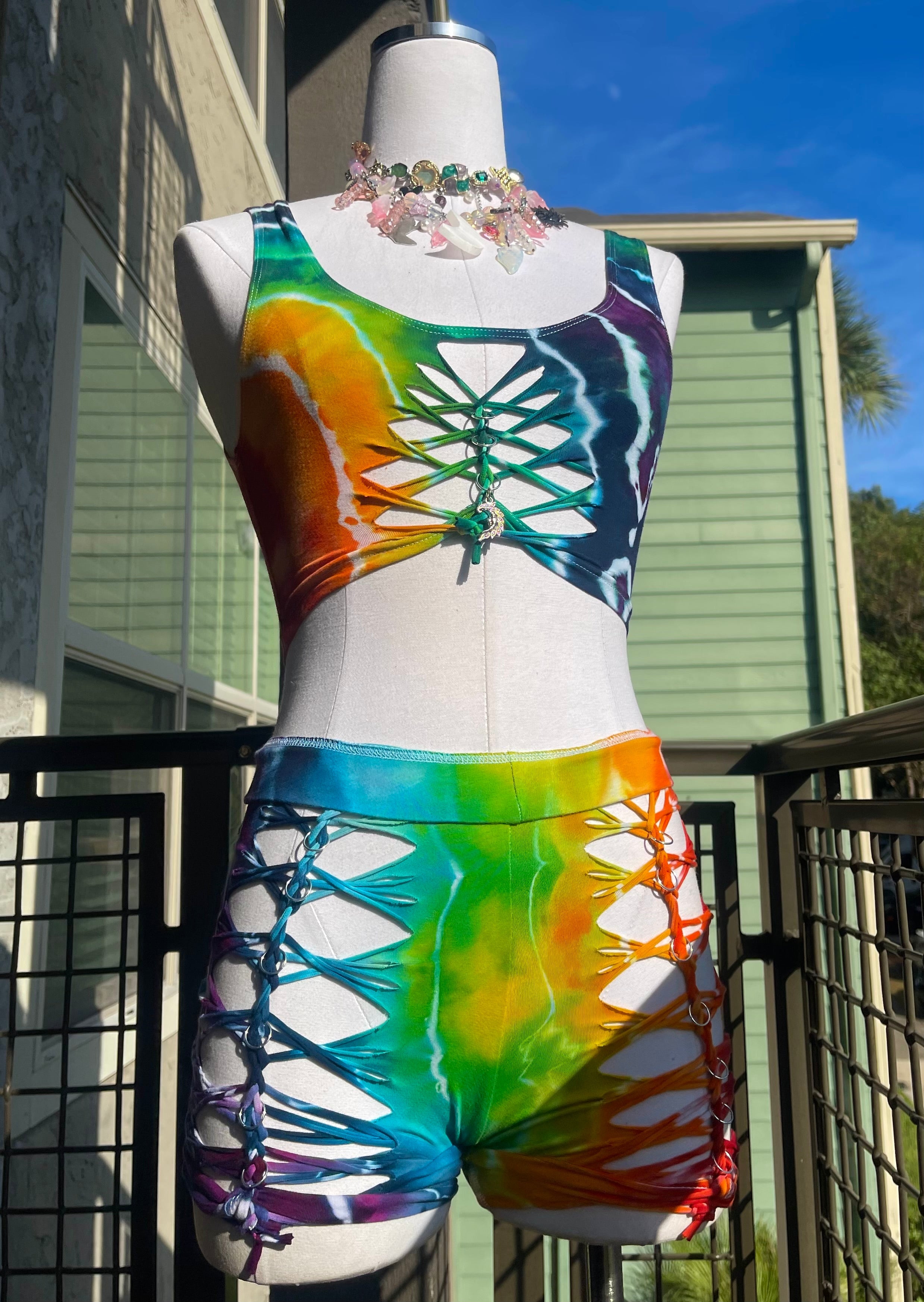 Rainbow Biker shorts (ᴍᴀᴅᴇ ᴛᴏ ᴏʀᴅᴇʀ)