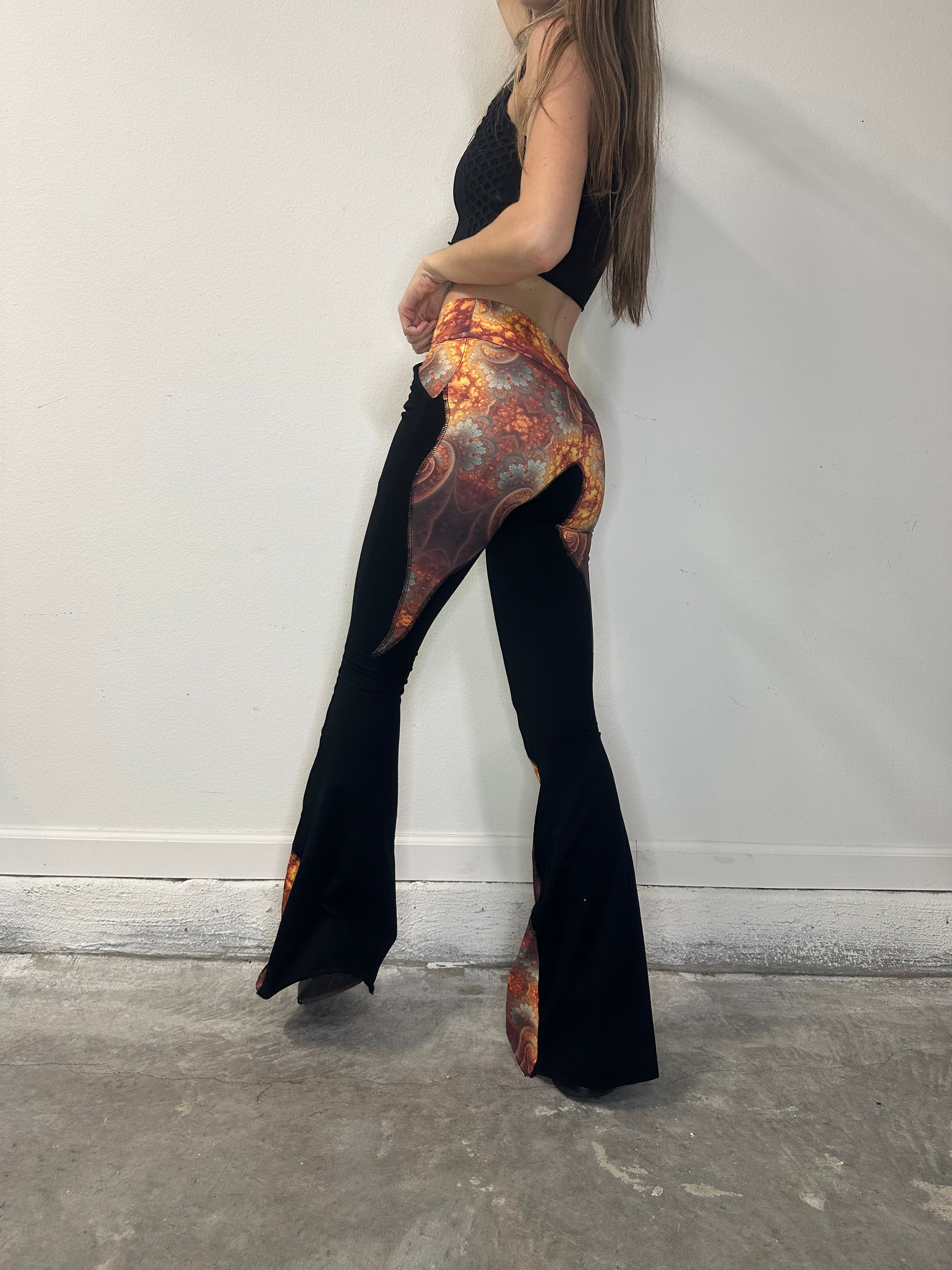MTO Gilded Supernova Flare Leggings