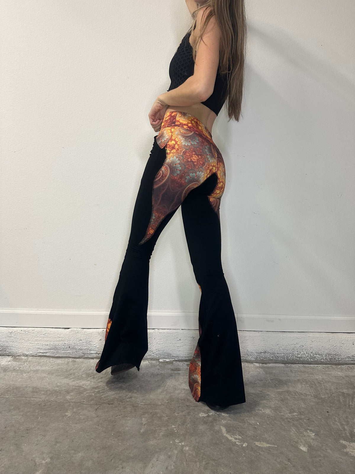 MTO Gilded Supernova Flare Leggings